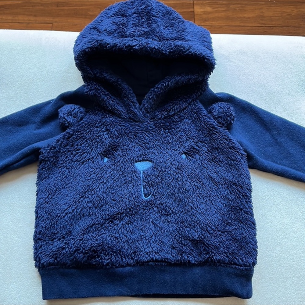 GAP Baby Sherpa Bear Sweatshirt | Size 12-18 M
